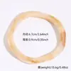 Moda Europeia e Americana Pulseira Larga Oval Translúcida Estilo Menina Macaron Retrô Pulseira de Resina de Alta Qualidade Venda por Atacado