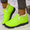 Zapatos de Algodón para Mujer para Exportación 2024 Nuevo Modelo Botas de Algodón Transfronterizas Talla Grande con Forro de Felpa y Suela Engrosada Botas de Nieve del Viejo Beijing Zapatos Casuales Cálidos