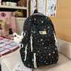 Mochila Nueva Estilo Japonés, Mochila con Estampado de Estrellas Fresca y Dulce, Mochila Ligera Casual para Estudiantes de Secundaria y Preparatoria