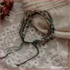 Pulseras de Cuentas Estilo Chino, Estilo Étnico, Cuerdas Tejidas a Mano Estilo Xizang, Adornos de Mano para Parejas, Cuentas Budistas, Joyería Hecha a Mano de Xizang