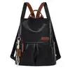 Mochila Doble de Hombro de Nailon para Mujer 2026 Primavera Nueva Simple para Viajes de Negocios Gran Capacidad Mochila de Viaje Mochila Escolar para Estudiante de Secundaria