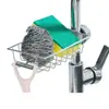 Grifo Cocina Estante Acero Inoxidable Fregadero Estante de Almacenamiento Hogar Esponja Trapo Paño de Cocina Soporte para Colgar en Pared