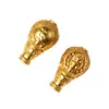 Conector de Tres Vías Estilo Tíbet Hecho de Cobre Puro con Baño de Oro, Accesorios de Joyería Hechos a Mano para Pulseras y Collares, Componentes de Joyería DIY, Venta al por Mayor