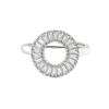 Cross-border e-commerce mais vendido europeu e americano novo círculo oco escada quadrado diamante terno hao incrustado brincos de diamante colar anel feminino