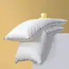 Núcleo de Almohada 100% Algodón, Algodón Puro de 60 Hilos, Almohada Suave que Protege el Sueño, Almohada Clase A para Mamás, Bebés y Niños, Almohada Baja para Dormitorio Estudiantil, Par
