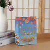 Bolsa de Papel Kraft para Festival Indio Pade Transfronterizo Bolsa de Empaque de Regalo Navideño de Mano Bolsa Clásica para Regalo Navideño Venta al por Mayor