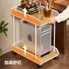 Soporte para Host de Computadora Habitación Gamer con Ruedas Escritorio Multicapa Estante Inferior para Colocación del Gabinete Soporte de Almacenamiento Disipación de Calor