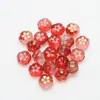 Accesorios DIY 10mm Cuentas Calabaza Cuentas Caqui Agujero Recto Pulsera Esmalte Checo Pulsera con Cuentas Hecho a Mano Pasador para el Cabello Tocado