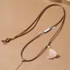 Corda de colar de couro encerado, corda trançada à prova d'água, corda para pendurar pingente dourado, alça de pescoço, fivela de segurança, corda para pendurar pingente de âmbar, Buda e jade