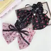 Diadema de Scrunchie de Lujo con Estampado de Rosas de Moda, Versátil Lazo para el Cabello, Accesorio para Cola de Caballo