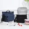 Bolsa de Hielo Grande Diagonal Simple 600D Transfronteriza Bolsa para Picnic al Aire Libre Bolsa para Lonchera Transfronteriza Bolsa para Lonchera Bolsa Térmica