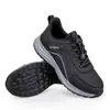 Sapatos para Idosos, Sapatos Esportivos de Couro Repelente à Água Outono, Sapatos Masculinos, Sapatos Leves Antiderrapantes para Mãe, Sapatos Casuais Esportivos para Caminhada Femininos