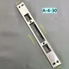 Placa guía de puerta antirrobo tira de borde de acero inoxidable placa de pestillo pestillo de cierre carcasa de plástico cerradura doméstica cuerpo de cerradura accesorios para marco de puerta