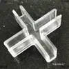 Tablero Pantalla de Separación con Cierre de Cruz de Plástico Clip de Fijación Transparente para Vidrio de 3 a 8 mm, Acrílico, Tablero KT, Gumi Taibo