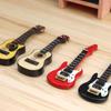 1:12 casa de muñecas casa de muñecas mini muebles miniatura instrumento musical de bolsillo instrumento musical guitarra bajo modelo