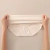 Calzones de algodón puro para mujer de tiro medio con jacquard floral en relieve antibacteriano, ropa interior simple, antibacteriana, cómoda, transpirable y moldeadora de abdomen
