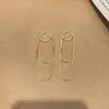 Pendientes Elegantes de Borlas de Lujo Ligero 2025 Nuevos Versátiles de Metal Aro Multicapa Pendientes de Diseño Nicho para Mujer