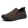 Sapatos Masculinos, Novo Estilo de Primavera, Sapatos de Uma Sola Respiráveis e Confortáveis, Sapatos de Pai Antiderrapantes e Resistentes ao Desgaste, Sapatos Casuais Slip-On Modernos e Versáteis