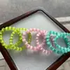 Pulsera original de cristal ojo de gato rosa para mujer, un artículo popular en las transmisiones en vivo de Douyin, disponible en stock, moderna y versátil, al por mayor