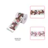 Decoraciones Navideñas Personalizadas Cinta de Terciopelo con Temática Navideña Tela de Terciopelo con Borde de Alambre y Cinta de Lino Sintético