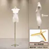Soporte de Exhibición de Modelo de Cuerpo Plano Estilo Coreano Accesorios de Cuerpo Entero para Ropa de Mujer Pecho Plano de Cuerpo Medio Maniquí para Escaparate de Tienda de Ropa