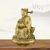 Lingote de Latón Puro Dorado Estatuas del Dios de la Riqueza Adornos Decoraciones para el Hogar Estatuas de Bronce Dios de la Riqueza Estatuas de Buda Tienda de la Suerte Oficina