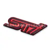 Adecuado para Subaru Impreza Legacy Forester Modificado Sti Logo de Coche Malla Decorativa Logo Metal Logo Trasero de Cola