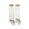 Calcetines altos para bebé hasta la rodilla, estilo de verano fino, de algodón peinado hasta la rodilla, calcetines altos para recién nacido, calcetines infantiles sin costuras con parte superior holgada