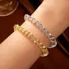 Diadema Espiral D-Color Pulsera de Moissanita para Mujer, Estilo Suave de Nicho, Lujo Ligero, Popular en Xiaohongshu, Pulsera de Regalo