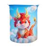 Cesta para Ropa Sucia del Zodiaco Dragón Cesto para Ropa Sucia Cesta para Guardar Juguetes Cesta para la Colada del Hogar Grande Plegable