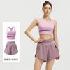 Conjunto de Ropa Deportiva de Verano Transfronteriza: Sujetador Deportivo, Shorts, Ropa Interior de Yoga, Ropa para Correr, Fitness, Yoga