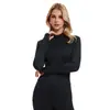 Chamarra de Yoga para Mujer, Estilo Corto que Ceñe la Cintura, Top Deportivo de Running de Secado Rápido para Otoño e Invierno, Cárdigan de Manga Larga, Top de Forro Polar para Fitness