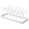 Estante de Almacenamiento Retráctil Transfronterizo Cocina Retráctil Ajustable para Espacios Estrechos Estante para Tapas de Ollas, Sartenes y Utensilios