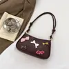 2026 Nuevo Estilo Coreano Dulce Estampado de Moño Bolso Cruzado de Hombro para Niños Padre-Hijo Bolso Dumpling para Niñas