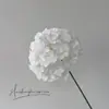 Buquê de Flores Artificiais para Casamentos, Haste Única com 90 Peças de Hortênsia, Buquê de Flores Simuladas, Hortênsia Piramidal de Pirulito Haste Única, Flores para Arranjo de Corredor de Casamento