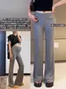 Pantalones largos de maternidad microacampanados para mujer, que no aprietan la barriga, nuevo modelo de verano 2026, ajustables, leggings sin soporte para usar sobre otras prendas