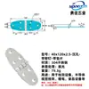 Acero Inoxidable 304 Bisagra Engrosada de Alta Resistencia Industrial Bisagra Plegable de Apertura Plana Bisagra abatible
