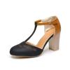 Sandalias de Verano 2022 Nuevas Talla Grande 35-43 Sandalias de Moda Comercio Exterior Tacón Alto Hueco Grueso con Hebilla para Mujer