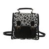 Mochila de Viaje Súper Fire con Estampado de Leopardo para Mujer 2024 Nueva Moda Otoño e Invierno Mochila Escolar Estudiantes Universitarios Salir Llevando Mochila Pequeña