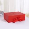 Caja de regalo de alta calidad, caja de regalo de cinta con solapa plegable de una pieza, regalo de cumpleaños, regalo de compañía, caja vacía de color