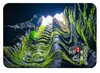 Los imanes de refrigerador de vidrio escénico de Enshi, con el Gran Cañón, arroyos de montaña, cascadas, pozas esmeralda y senderos pintorescos, son adornos magnéticos conmemorativos para decoración