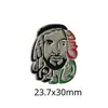Modelo Quente Transfronteiriço Oriente Médio Emirados Árabes Unidos Retrato do Rei Senhor Esmalte Pintado Emblema Adesivo para Celular Pronto para Entrega