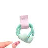 Elástico de Cabelo Infantil de Bolinhas e Coração, Corda de Cabelo de Alta Elasticidade para Meninas, Acessório de Cabelo para Bebê, Elástico de Cabelo para Menininha para Trançar