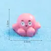 Figuritas de pulpo, cangrejo y animales marinos de dibujos animados para paisajes en miniatura, decoraciones DIY para paisajismo de jardines, accesorios de bolsa sorpresa
