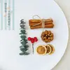Pinha Chips de Madeira Bolota Materiais Secos Foto Frame de Planta DIY Artesanal Pacote de Material de Flor Seca Decoração de Exibição