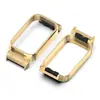Atacado de fábrica adequado para nova mi band 9 active moldura de metal pulseira de arroz vermelho 18mm moldura de metal band3