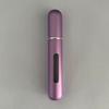 Botella de Perfume 8ml Rellenable por Abajo Botella con Atomizador Recargable con Bomba Automática Botella de Aluminio, Reciclable, Portátil, Capacidad Pequeña
