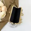 Bolsa de noite, bolsa cheongsam, bolsa versátil bordada estilo chinês para ombro e transversal, bolsa de mão dourada estilo Hanfu antigo vintage para mulheres