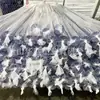 Tubo dosificador transparente 75Pvc-U resistente a ácidos y álcalis Dn65Tubería química transparente de UPVC Espesor de pared 4.0 mm
