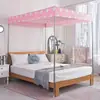 Mosquitero Tela Superior a Prueba de Polvo Tela Superior Negra A Prueba de Polvo A Prueba de Viento Cubierta Superior Estilo Princesa Dormitorio Cama Cubierta Superior Tela Una Pieza Hogar Cama Doble